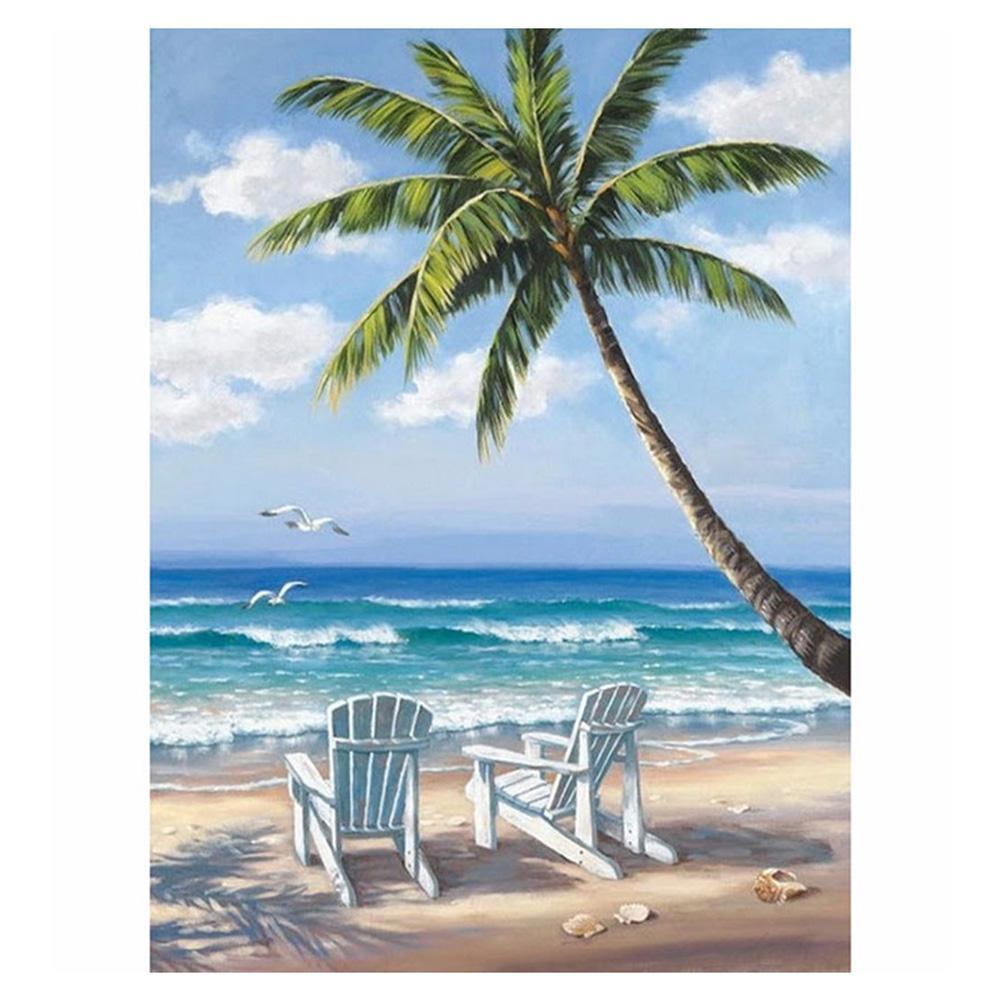 Coconut Tree - Full Drill Diamond Painting