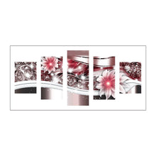 Load image into Gallery viewer, 5-pictures Flower - Full Drill Diamond Painting - 95x45cm
