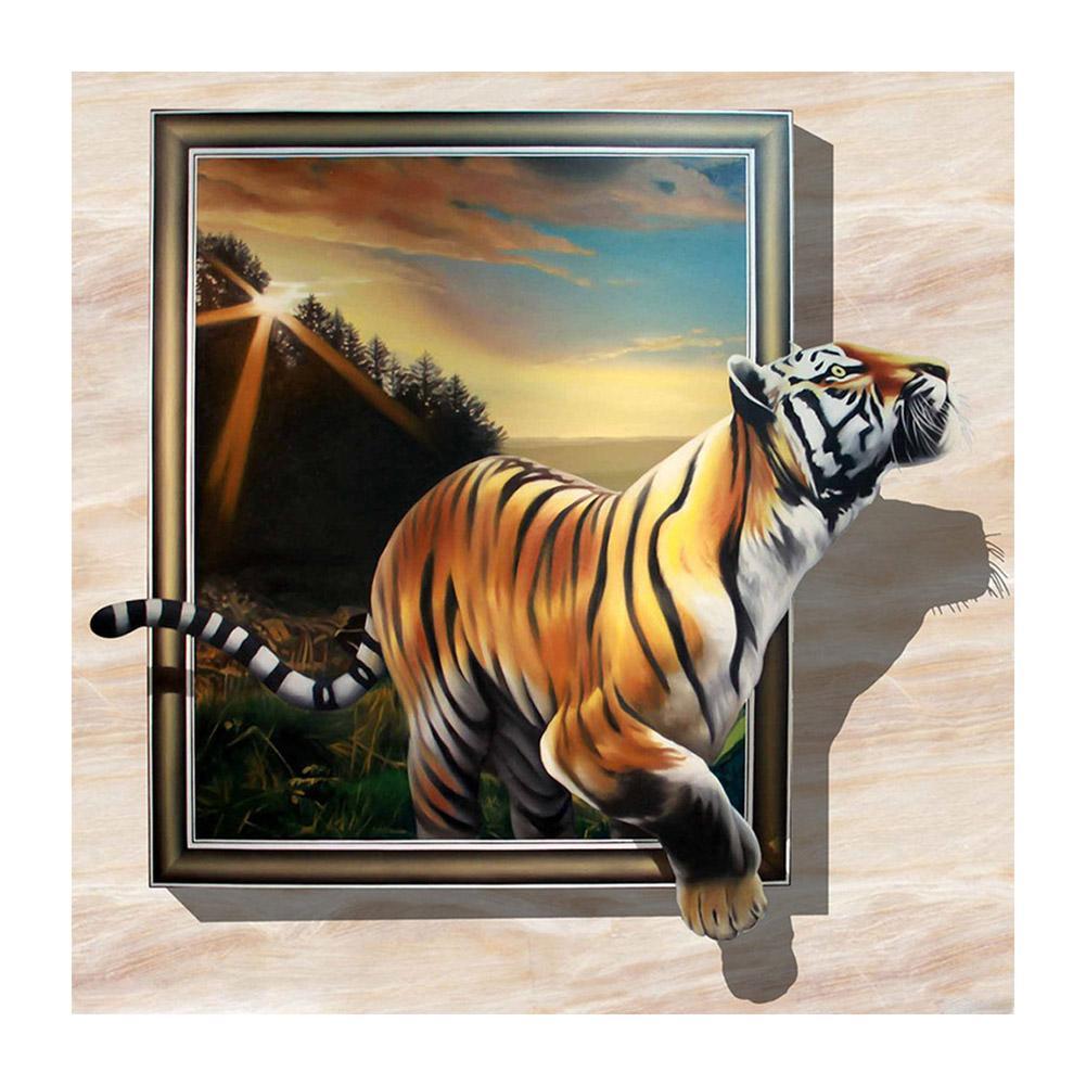 Running Tiger - Full Drill Diamond Painting