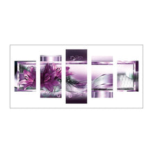 Load image into Gallery viewer, 5-pictures Flowers - Full Drill Diamond Painting - 95x45cm
