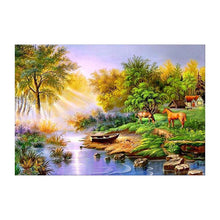 Load image into Gallery viewer, River View - Full Drill Diamond Painting
