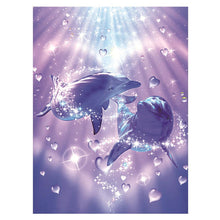 Load image into Gallery viewer, Dolphin Lovers - Full Drill Diamond Painting
