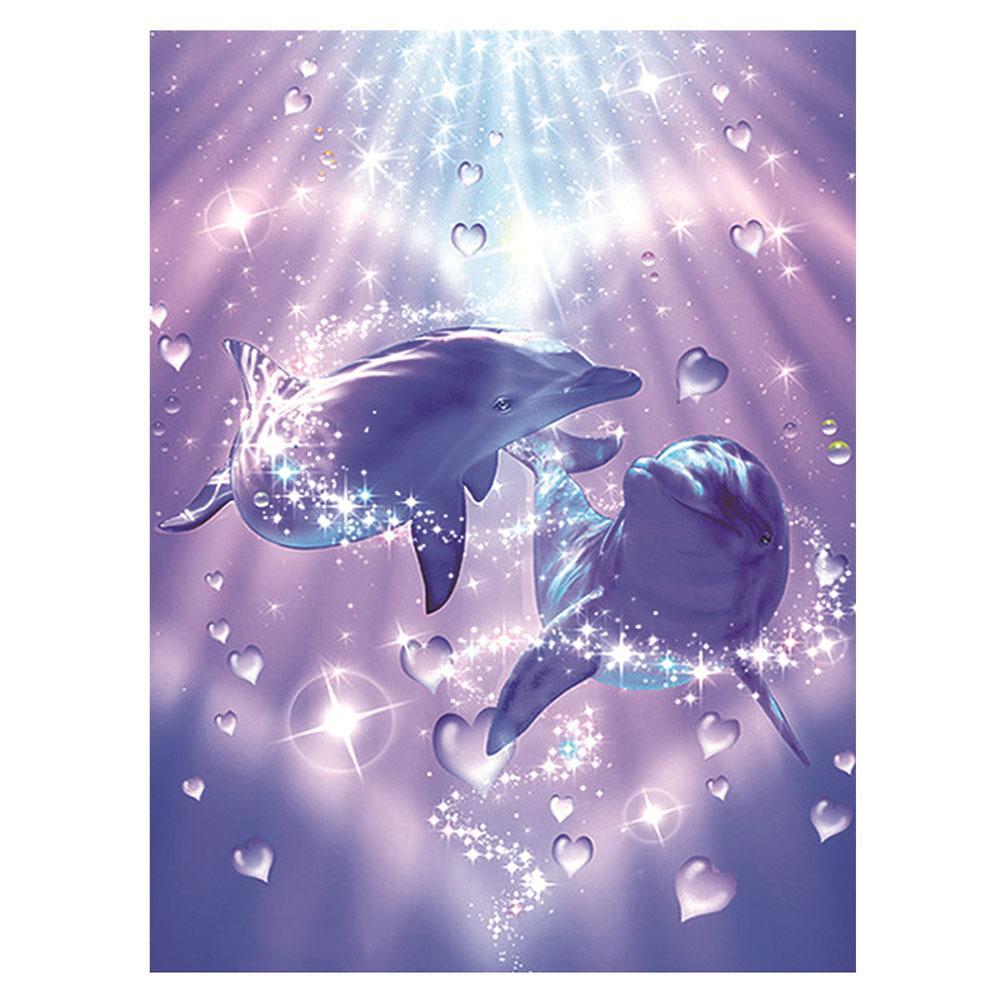 Dolphin Lovers - Full Drill Diamond Painting