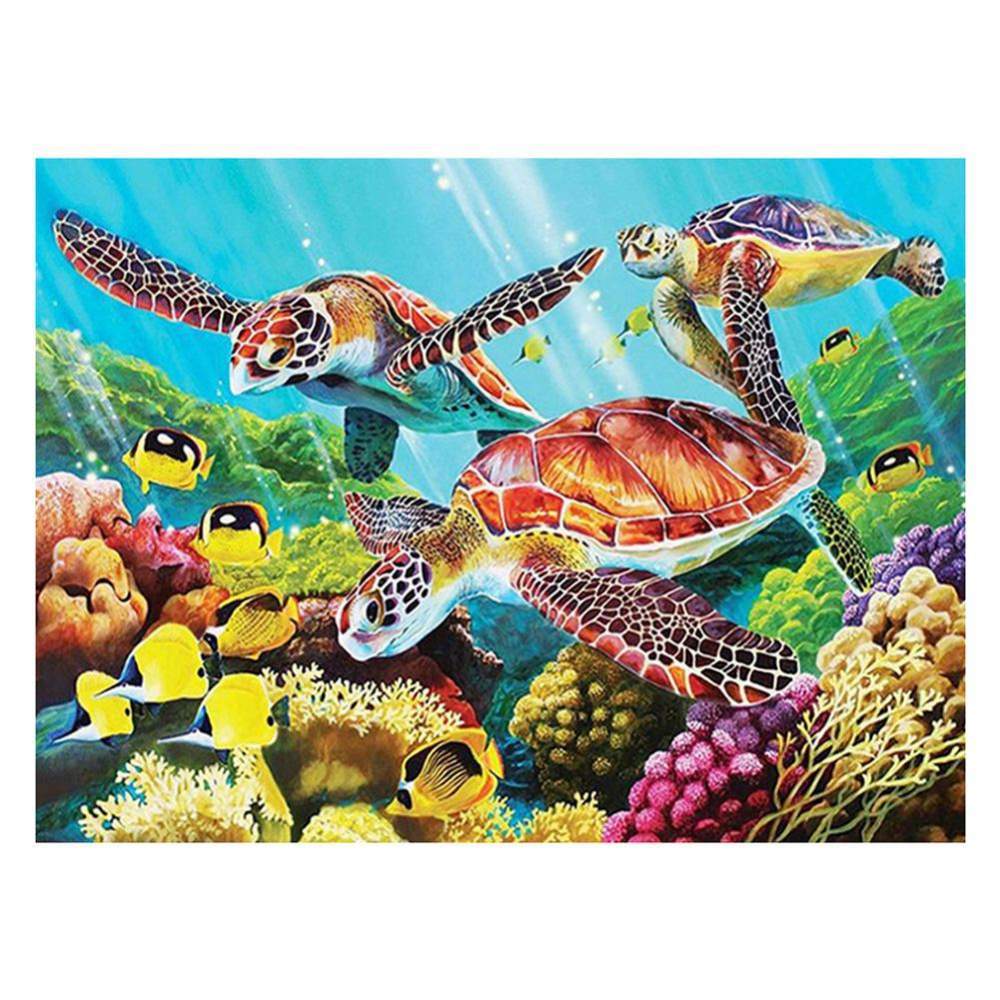 Sea Turtles - Full Drill Diamond Painting