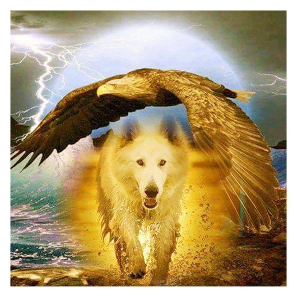 Wolf Eagle - Full Drill Diamond Painting