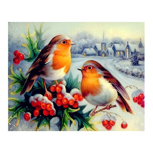 Snow Birds - Full Drill Diamond Painting