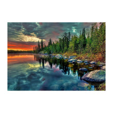 Load image into Gallery viewer, Lake Forest - Full Drill Diamond Painting
