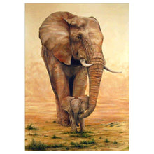 Load image into Gallery viewer, Feeding Elephant - Full Drill Diamond Painting
