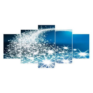 5-pictures Starlight - Full Drill Diamond Painting - 95x45cm