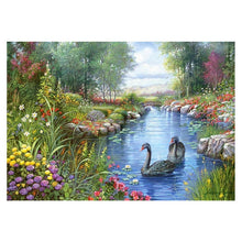 Load image into Gallery viewer, Swan Lake - Full Drill Diamond Painting
