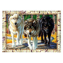 Load image into Gallery viewer, Wolfs - Full Drill Diamond Painting
