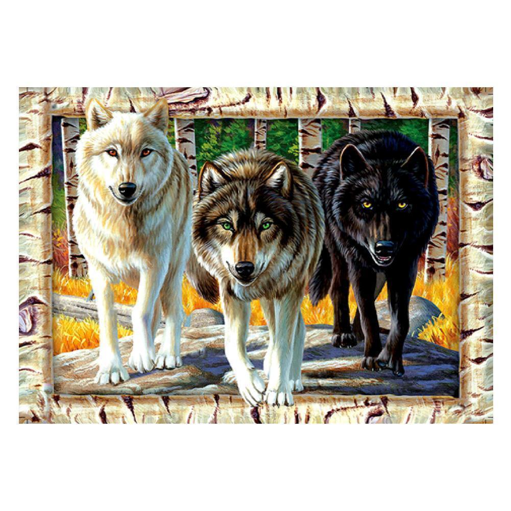 Wolfs - Full Drill Diamond Painting