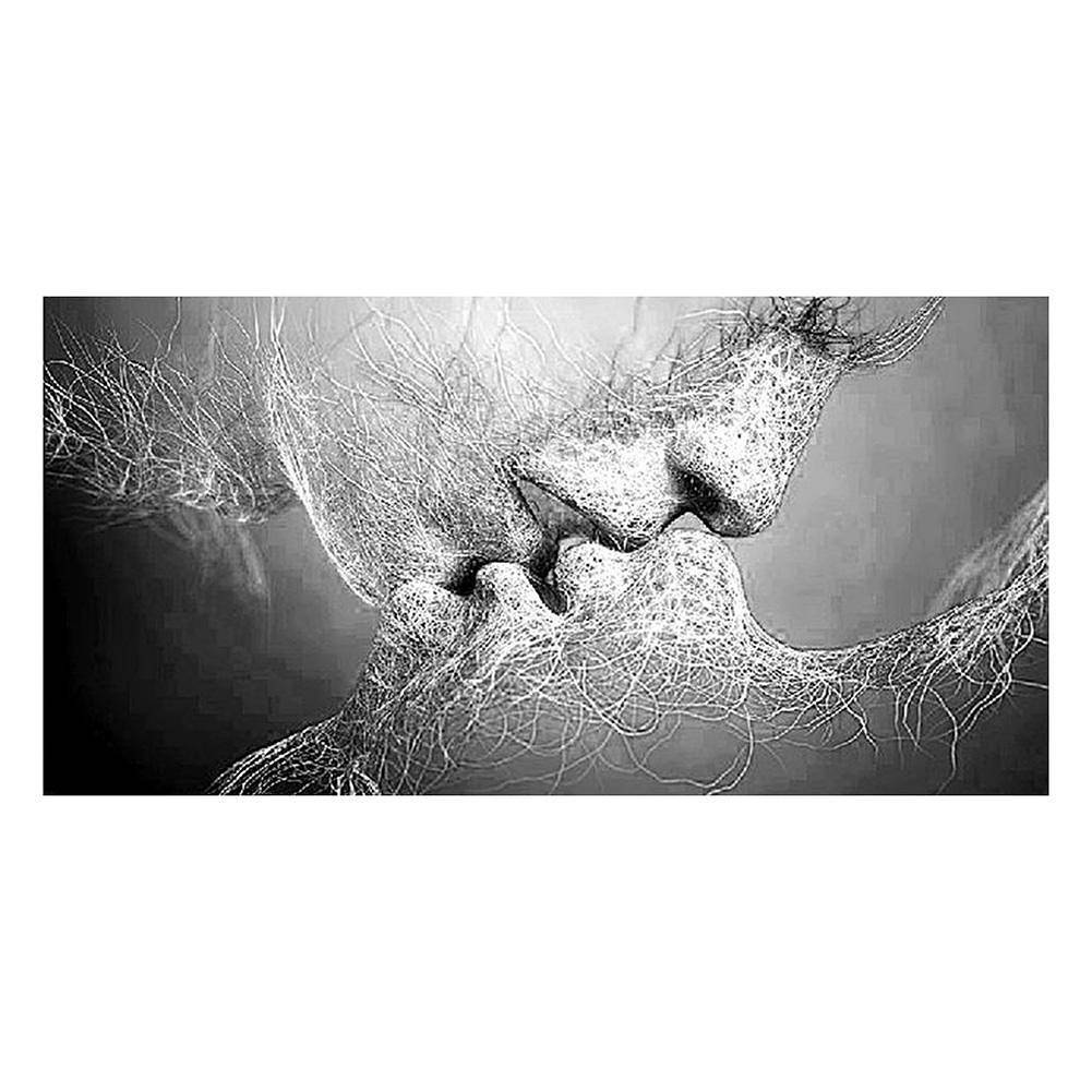 Kissing Lovers - Full Drill Diamond Painting - 50x30cm