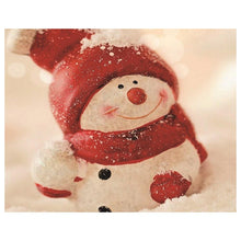 Load image into Gallery viewer, Christmas Snowman - Full Drill Diamond Painting
