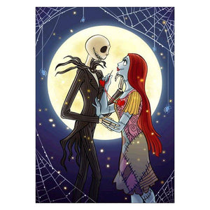 Halloween Skull Lovers - Full Drill Diamond Painting