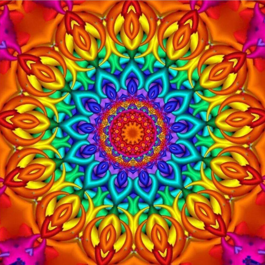 Retro Flower - Full Drill Diamond Painting