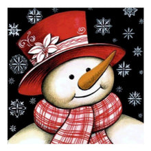 Load image into Gallery viewer, Christmas Snowman - Full Drill Diamond Painting
