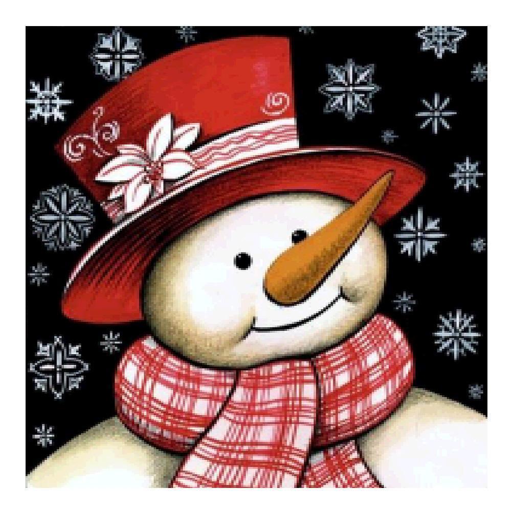 Christmas Snowman - Full Drill Diamond Painting