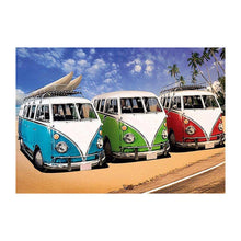 Load image into Gallery viewer, Bus on the beach - Full Drill Diamond Painting
