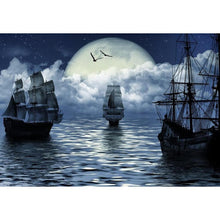 Load image into Gallery viewer, Night Ship - Full Drill Diamond Painting
