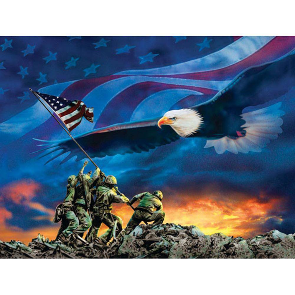 Flying Eagle - Full Drill Diamond Painting