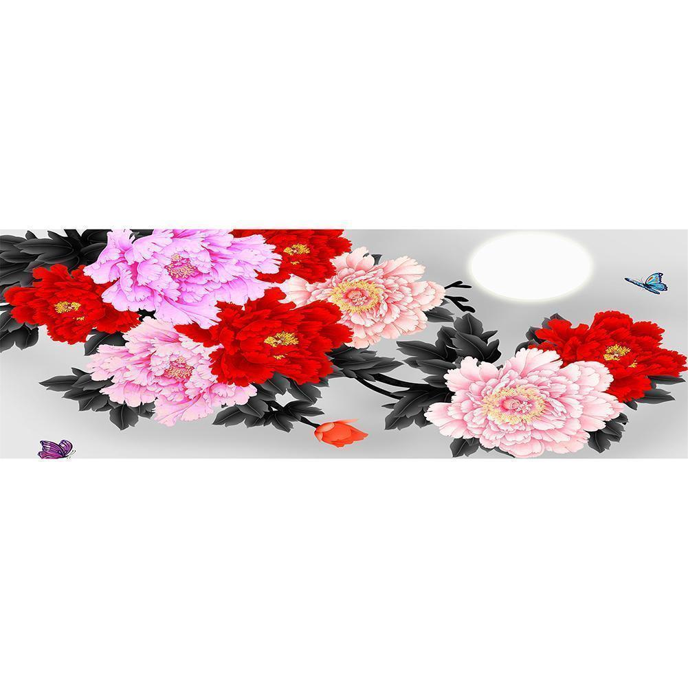 Flower - Full Drill Diamond Painting - 80x30cm