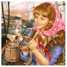 Load image into Gallery viewer, Cute Girl - Full Drill Diamond Painting
