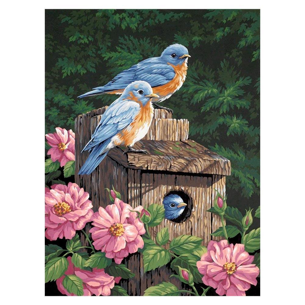Bird - Full Drill Diamond Painting - 45x35cm