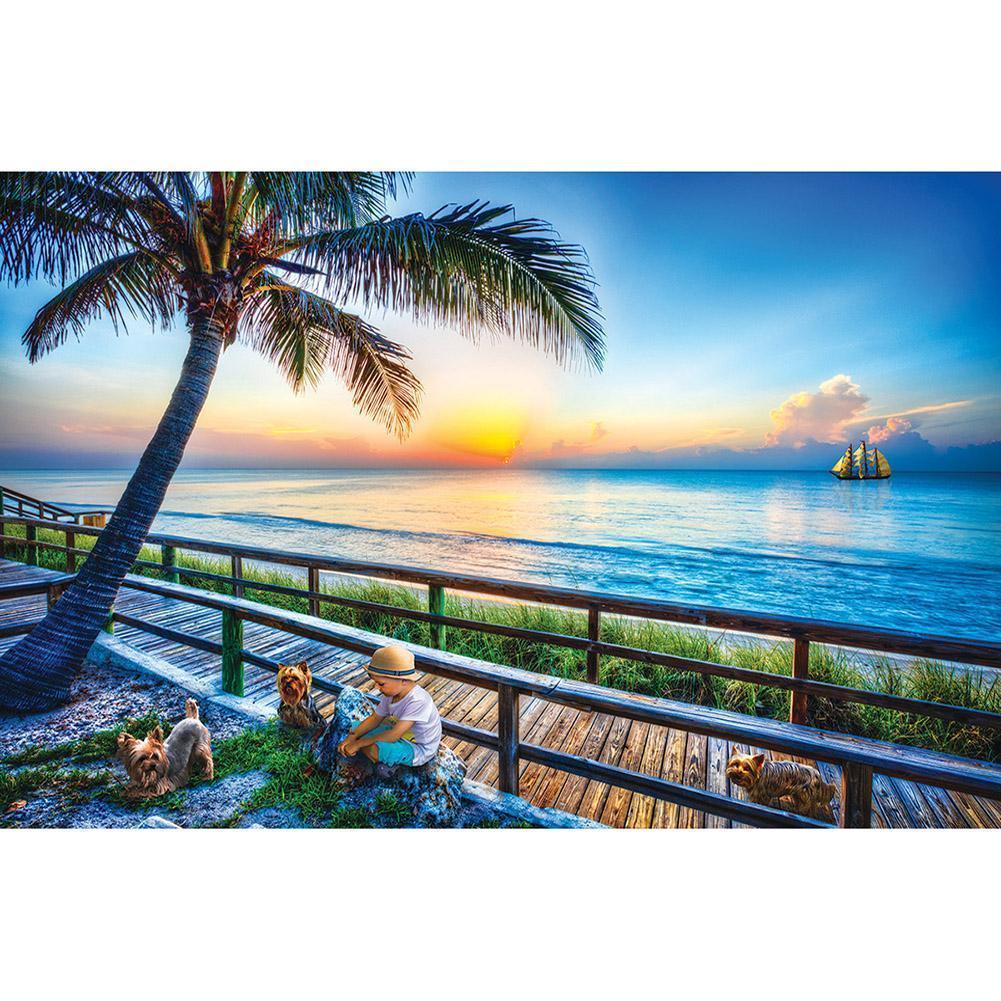 Seaside View - Full Drill Diamond Painting