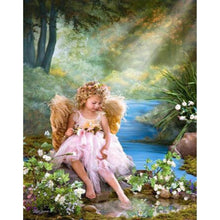 Load image into Gallery viewer, Girl Angel - Full Drill Diamond Painting
