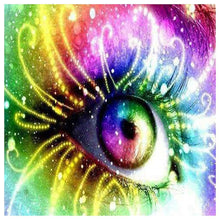 Load image into Gallery viewer, Colorful Eye - Full Drill Diamond Painting
