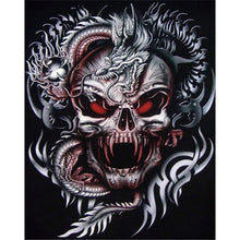 Load image into Gallery viewer, Skull - Full Drill Diamond Painting
