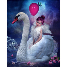 Load image into Gallery viewer, Swan Girl - Full Drill Diamond Painting
