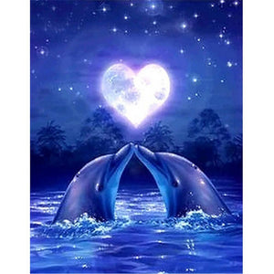 Dolphin Love - Full Drill Diamond Painting