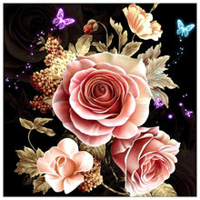 Load image into Gallery viewer, Flowers Butterfly - Full Drill Diamond Painting
