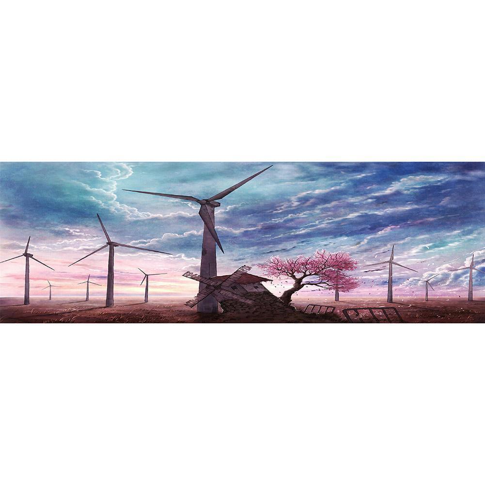Vintage Field - Full Drill Diamond Painting - 80x30cm