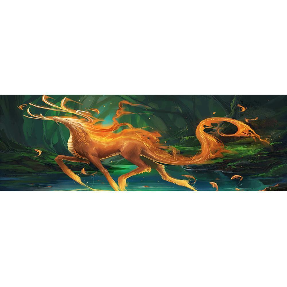 Novelty Animal - Full Drill Diamond Painting - 80x30cm