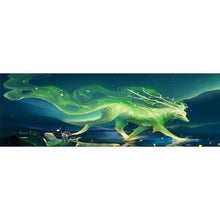 Load image into Gallery viewer, Green Novelty - Full Drill Diamond Painting - 80x30cm
