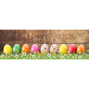 Cute Easter Eggs - Full Drill Diamond Painting - 80x30cm