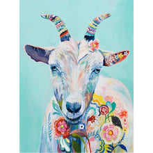 Load image into Gallery viewer, Flowers Goat - Full Drill Diamond Painting
