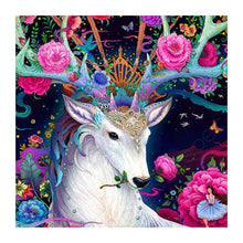 Load image into Gallery viewer, Flowers Deer - Full Drill Diamond Painting
