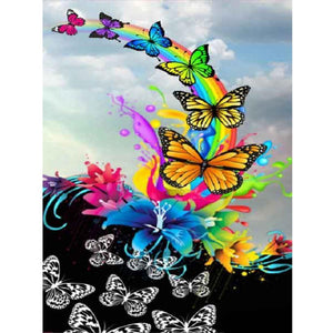 Color Butterfly - Full Drill Diamond Painting