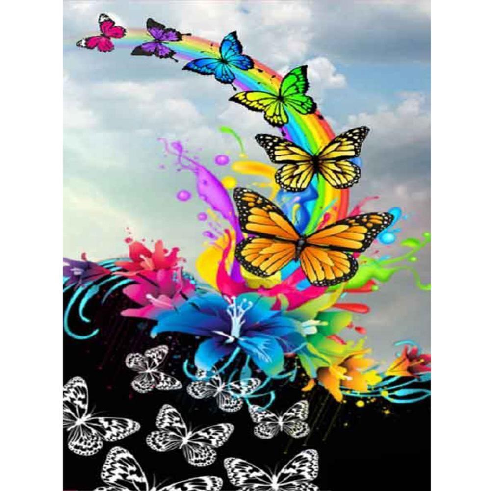Color Butterfly - Full Drill Diamond Painting