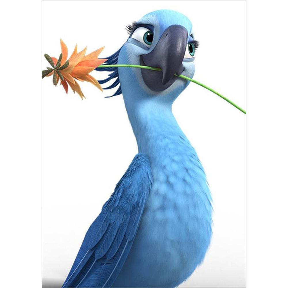 Blue Parrot - Full Drill Diamond Painting