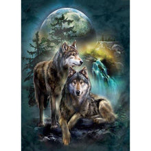 Load image into Gallery viewer, Night Wolf - Full Drill Diamond Painting
