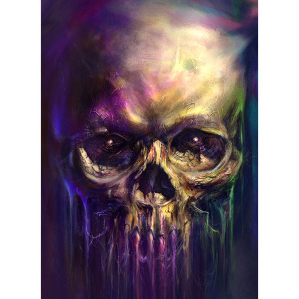 Fearful Skull - Full Drill Diamond Painting