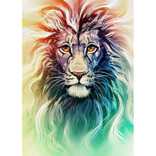 Load image into Gallery viewer, Colorful Lion - Full Drill Diamond Painting

