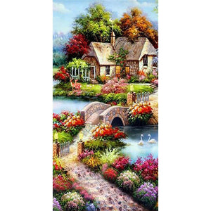 Landscape - Full Drill Diamond Painting - 85x45cm
