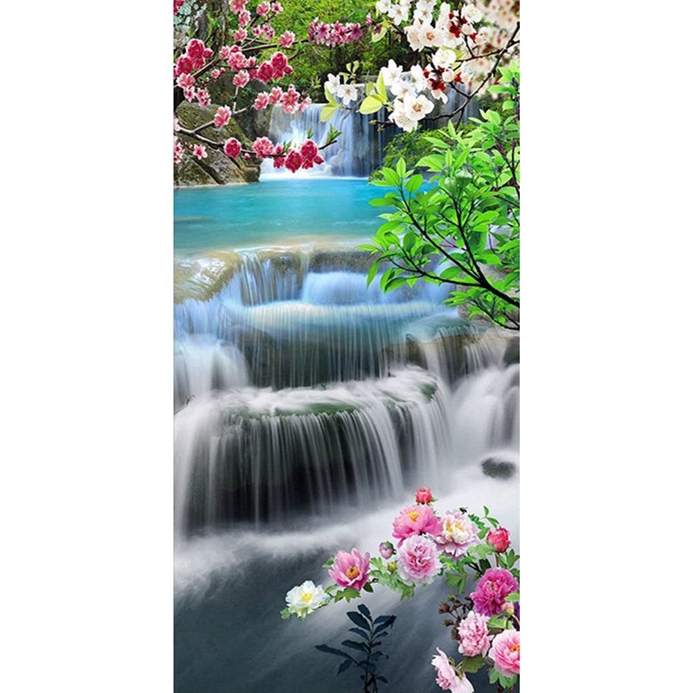 Waterfall  - Full Drill Diamond Painting - 85x45cm
