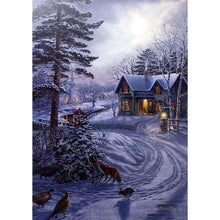 Load image into Gallery viewer, Snow Scenery - Full Drill Diamond Painting
